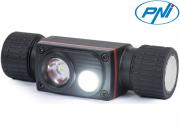 Torcia LED frontale USB   Adventure F80   1000 lm