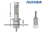 Lampade H7 LED   Aurora G10J Lumileds ZES
