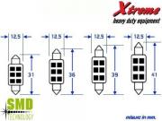 Lampada LED SMD   Siluro 12x36 mm 