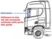 Supporto per Antenna    Iveco Stralis   Eurocargo