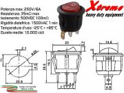 Serie O   Interruttore   On Off   luminoso   10 pz