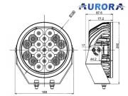 Faro LED RQ 105W   Combo   8280 lm