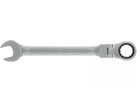 Chiave combinata con   cricchetto snodato 19 mm 