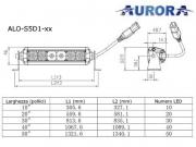 Barra LED  S5 CL    30 cm   Comb Light    50W   5050 lm