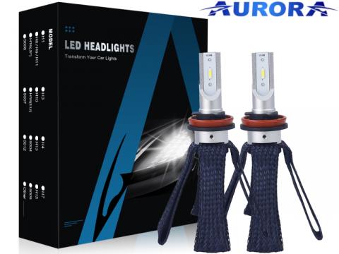 Lampade H8 H9 H11 LED   Aurora G10J Lumileds ZES