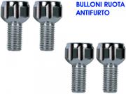 Bulloni ruota antifurto A   sferici   M14x1 50