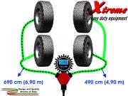 Sistema di gonfiaggio e   sgonfiaggio per 4 pneumatici