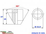 Dado Ruota M12x1 50   stellare   24 pz