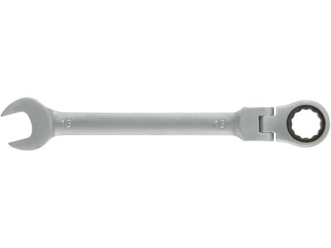 Chiave combinata con   cricchetto snodato 13 mm 