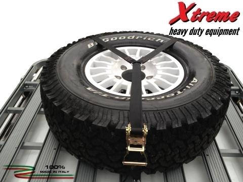 Xtreme Cargo Straps   Blocca ruota scorta