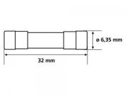 Fusibile vetro 6x30  assortiti   10 pz 